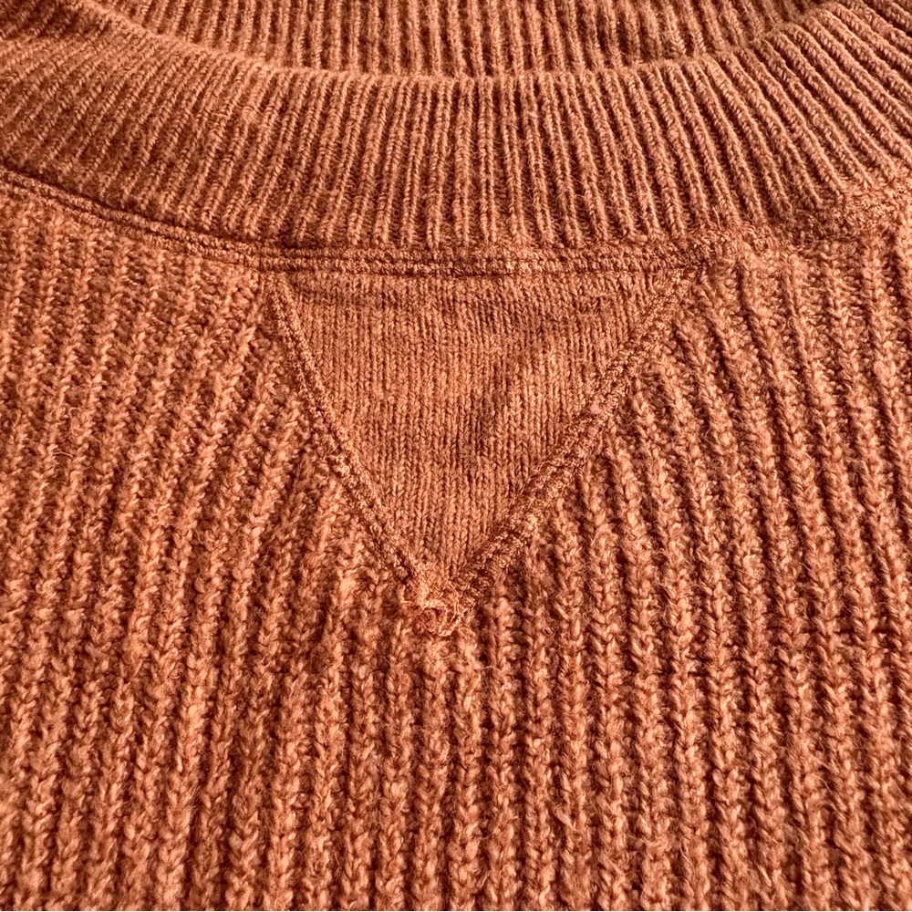 Aerie Warm Cinnamon Knit Sweater - Picture 4 of 7